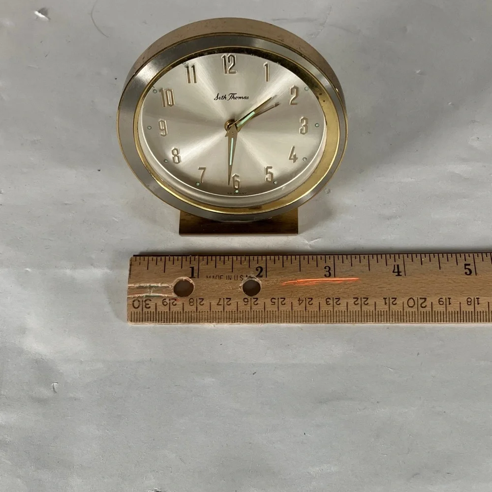 Vintage Seth Thomas Wind Up Alarm Clock